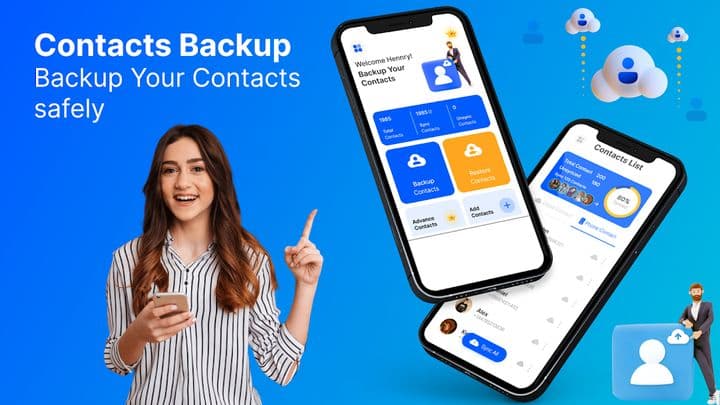 Contacts Backup Cloud Transfer screenshot 1