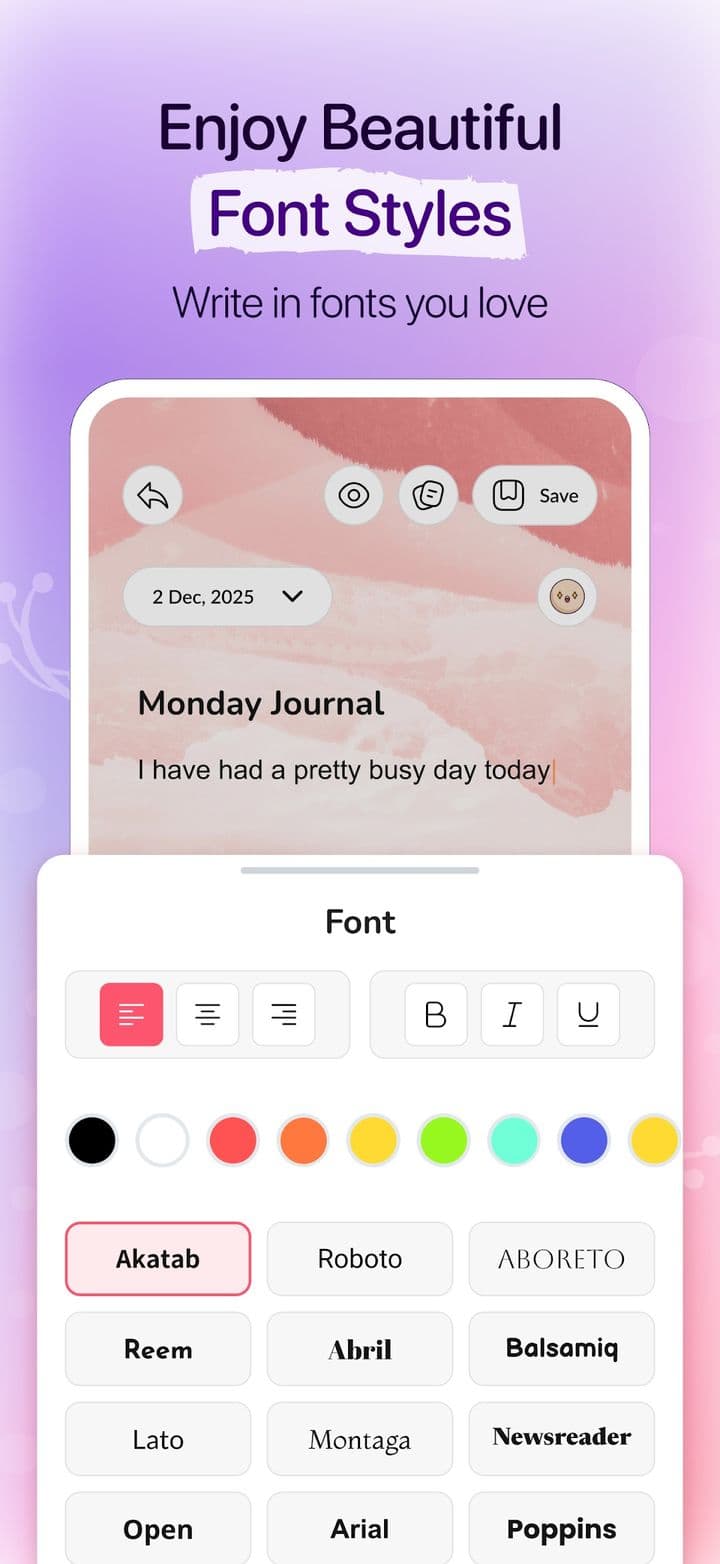 My Diary: Daily Journal, Notes screenshot 5